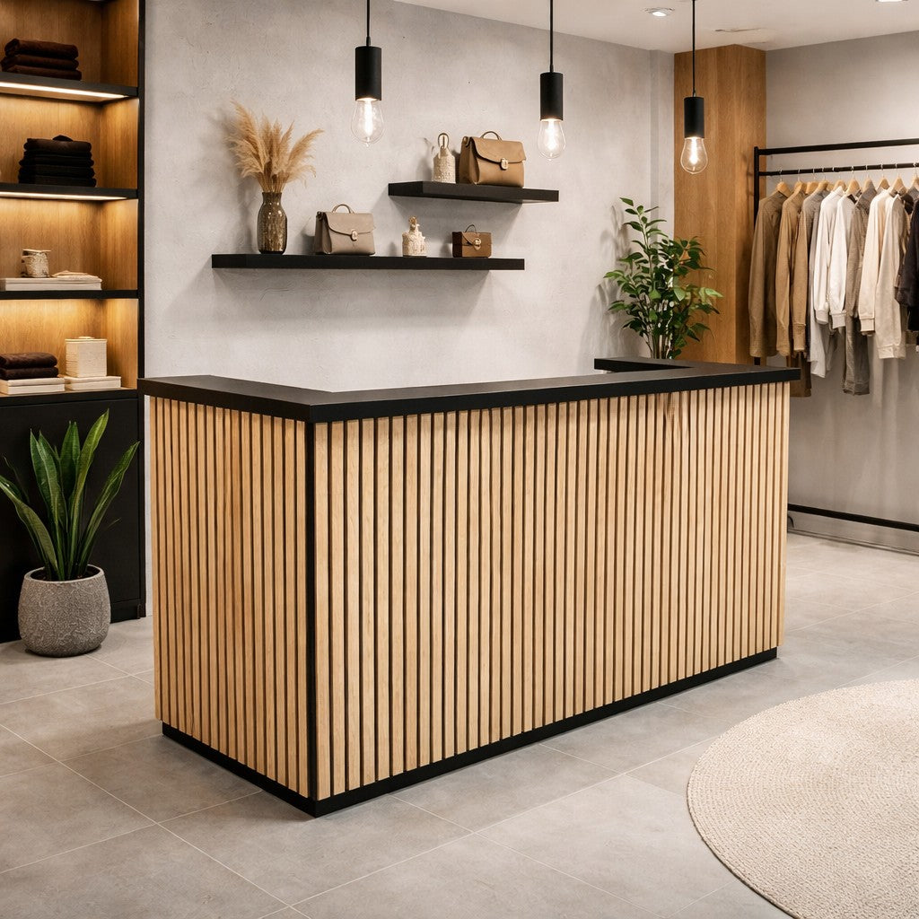 Recepción o Mostrador RD Negro 120cm