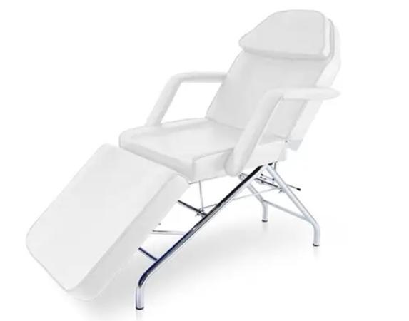 Camilla Sillón de estética fijo tres cuerpo blanco