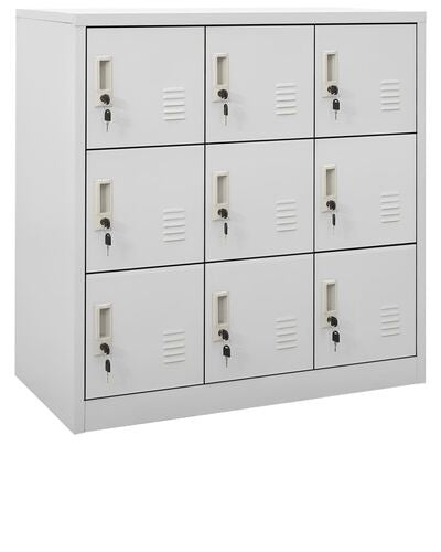 Taquilla de metal 9 puertas